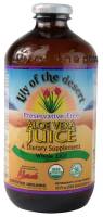 Lily Of The Desert Aloe Vera Juice Whole Leaf Preservative Free 32 oz