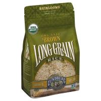 Lundberg Farms Organic Long Brown Rice 2 lbs (6 Pack)