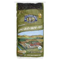 Lundberg Farms Organic Long Brown Rice 25 lbs