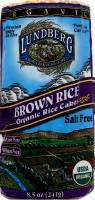 Grocery - Rice Cakes - Lundberg Farms - Lundberg Farms Organic Salt Free Brown Rice Cakes 6 oz (6 Pack)