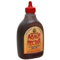 Grocery - Sweeteners & Sugar Substitutes  - Madhava Honey - Madhava Honey Organic Agave Nectar 23.5 oz - Amber (6 Pack)