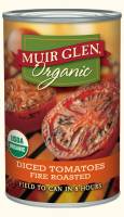 Grocery - Sauces - Muir Glen - Muir Glen Organic Diced Tomatoes 14.5 oz - Fire Roasted (12 Pack)