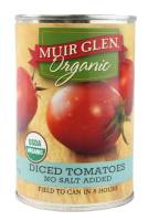Grocery - Sauces - Muir Glen - Muir Glen Organic Diced Tomatoes 14.5 oz - No Sodium (12 Pack)