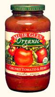 Muir Glen Organic Pasta Sauce 25.5 oz - Chunky Style (12 Pack)