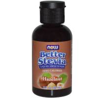 Grocery - Sweeteners & Sugar Substitutes  - Now Foods - Now Foods BetterStevia Liquid Extract 2 oz - Hazelnut