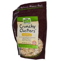 Vegan - Nutrition Bars & Snacks - Now Foods - Now Foods Crunchy Clusters 9 oz - Cashew Crunch