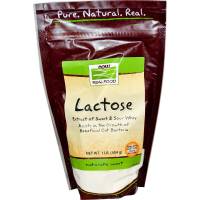 Grocery - Sweeteners & Sugar Substitutes  - Now Foods - Now Foods Lactose 1 lb