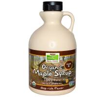 Grocery - Sweeteners & Sugar Substitutes  - Now Foods - Now Foods Maple Syrup Grade B 32 oz