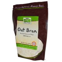 Vegan - Nuts & Seeds - Now Foods - Now Foods Oat Bran 14 oz