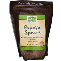 Now Foods Papaya Spears Low Sugar 12 oz