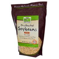 Non-GMO - Nutrition Bars & Snacks - Now Foods - Now Foods Soybeans Salted 12 oz