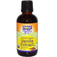Grocery - Baking Mixes & Extracts - Now Foods - Now Foods Vanilla Extract Certified Organic 2 fl oz