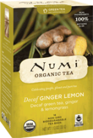 Non-GMO - Tea & Grain Coffee - Numi Teas - Numi Teas Decaf Ginger Lemon Green Tea 18 bag