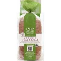 One Degree Organic Foods Veganic Flax and Spelt Bread (6 Pack)