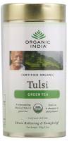 Organic India - Organic India Tulsi Tea Green Canister w/Caffeine 3.5 oz