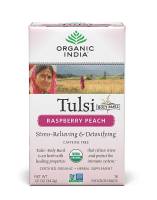 Organic India Tulsi Tea Raspberry Peach 18 bag