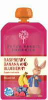Peter Rabbit Organics - Peter Rabbit Organics Raspberry, Blueberry and Banana 4.4 oz (10 Pack)