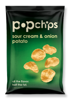 Pop Chips - Pop Chips 3.5 oz- Sour Cream & Onion Chips (12 Pack)