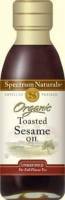 Spectrum Naturals Organic Toasted Sesame Oil oz (6 Pack)