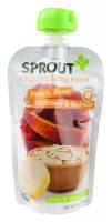 Sprout Foods Inc - Sprout Foods Inc Baby Food - Peach, Berry and Oatmeal (10 Pack)