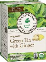Traditional Medicinals Organic Green Tea w/Ginger 16 bag