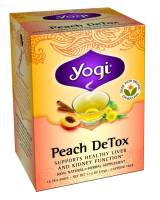 Yogi Peach De-Tox Tea 16 bag