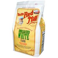 Bob's Red Mill Unbleached White Flour 5 lbs (4 Pack)