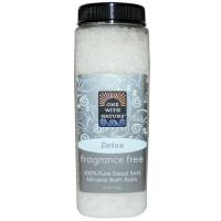 One With Nature - One With Nature Dead Sea Bath Salts Fragrance Free 32 oz