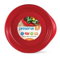 Preserve - Preserve Everyday Plate Pepper Red 4 pc