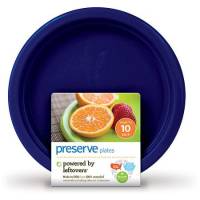 Preserve - Preserve On The Go Plate Midnight Blue Small 10 pc