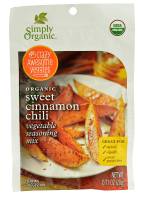 Simply Organic Sweet Cinnamon Chili Veggie Seasoning 0.71 oz