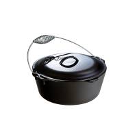 Lodge Cast Iron - Lodge Cast Iron Dutch Oven with Spiral Handle 7qt