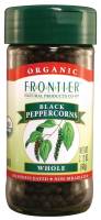 Frontier Natural Products Organic Black Peppercorns 2.12 oz