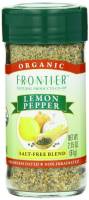 Frontier Natural Products Organic Lemon Pepper 2.5 oz