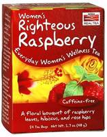 Now Foods Women's Righteous Raspberry Tea 1.7 oz (24 Bags)