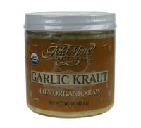 Grocery - Macrobiotic - Goldmine - Goldmine Gold Mine Organic Raw Garlic Kraut 16 oz