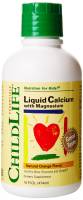 Child Life Liquid Calcium/Magnesium,Natural Orange Flavor Plastic Bottle 16 oz.