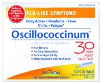 Homeopathy - Colds & Flus - Boiron - Boiron Oscillococcinum for Flu-like Symptoms Pellets, 30 Count/0.04 oz each