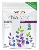 Grocery - Nuts & Seeds - Nutiva - Nutiva Organic Black Chia Seeds 12 oz