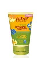 Alba Botanica Hawaiian Aloe Vera SPF 30 4 oz (2 Pack)