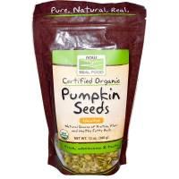 Now Foods Pumpkin Seeds Certified Organic 12 oz (2 Pack)