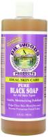 Dr Woods Castile Soap Liquid African Black 32 oz
