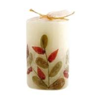 Auroshikha Candles & Incense Flower Candle Lavender Cylindrical 1 unit