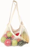 Eco-Bags Products String Bag Long Handle Natural Cotton Natural