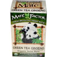 Mate Factor - Mate Factor Yerba Mate Organic Tea Box 20 bags - Green Tea Ginseng