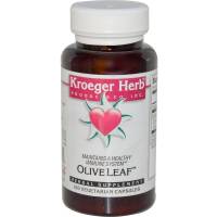 Kroeger Herb Products - Kroeger Herb Products Olive Leaf 100 cap vegi