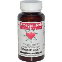 Kroeger Herb Products Thyroid Care 100 cap vegi