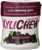 XyliChew Gum Licorice Jar 60 ct