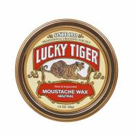 Lucky Tiger Barber Shop Mustache Wax Neutral 1.7 oz